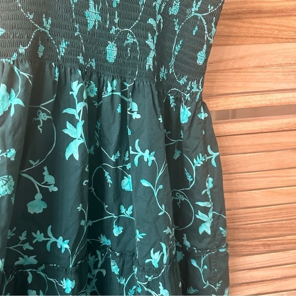 Hill House Home Emerald Botanical Poplin Ellie Nap Dress - Picture 8 of 9